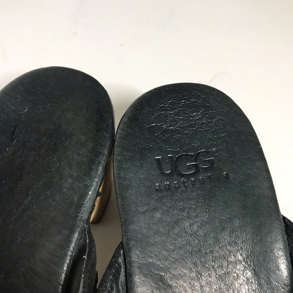 UGG Vivica black leather braided clogs - Picture 14 of 16